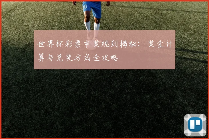 世界杯彩票中奖规则揭秘：奖金计算与兑奖方式全攻略