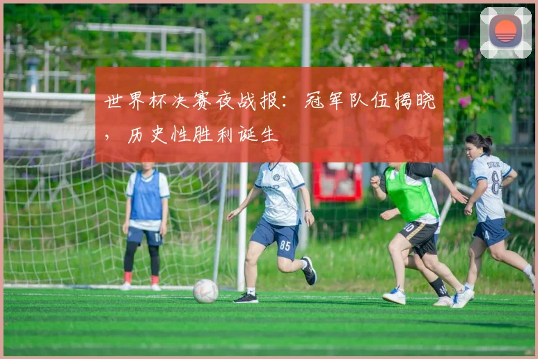 世界杯决赛夜战报:冠军队伍揭晓,历史性胜利诞生