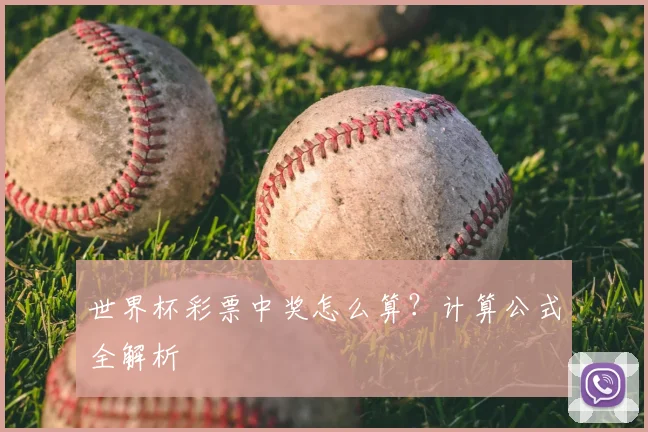 世界杯彩票中奖怎么算？计算公式全解析